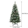 Artificial Christmas tree 1.5 m with snowy needles and red berries