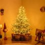 Artificial Christmas tree, 1074 branches, 450 LEDs, 13 modes, 156 × 210 cm