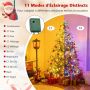 Artificial Christmas tree, 250 LED lights, 11 modes, 131 × 131 × 180 cm