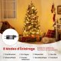 Artificial Christmas tree, 270 LEDs, 8 modes, Ø 108 × 180 cm