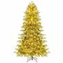 Artificial Christmas tree, 370 LED lights, 210 × 130 cm