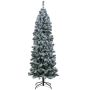 Artificial Christmas tree, 533 branches, 260 LEDs, 8 modes, 62 × 180 cm