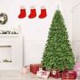 Artificial Christmas Tree, Foldable Metal Stand, Green