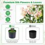 Artificial Impatiens Tree, Pink