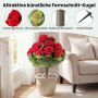Artificial geranium set, 2 pcs, Red, Ø 57 × 33 cm