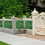 Artificial chamomile hedge nets, 12 pcs, 20 × 20 inches