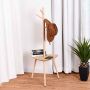 Clothes rack, 4 hooks with table, 46 × 121.5 × 46 cm