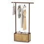 Clothes rack, With 60 l storage box, 100 × 172 × 33 cm
