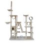 XXL cat scratching post/house 255 cm., beige