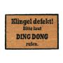 Durvju paklājiņš Relaxdays “Ding Dong” 10023846.0, 60 × 1,5 × 40 cm