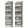 SONGMICS RDH011GD01 door organizer, 2 pcs., 5 compartments, 15 × 40 × 140 cm