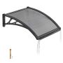 Дверной козырёк VEVOR CZPC24X24G-C, 61 × 60 × 19 см
