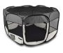 Foldable dog playpen, beige/dark grey