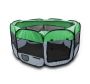Foldable dog playpen, beige/green