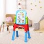Double-sided children's easel, Blue, 61 × 45 × 109 cm