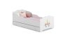 Children's bed Anna with drawer and mattress 164 cm x 85 cm x 63 cm, mermaid