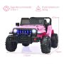 Children's electric car 112x72x67cm., pink/black