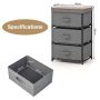 Set of 2 bedside tables 40x30x62cm, various colors