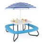 Children's outdoor bench 125x125x160cm., various colors