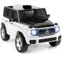 Bērnu elektriskais automobilis 121x74x62cm, baltas/melnas krāsas