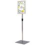 Exhibition stands, 2 pcs, 28 × 28 × 123 cm