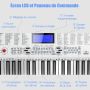 Electric keyboard, 61 keys, White, 83 × 27.5 × 9 cm