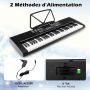 Electric keyboard, 61 keys, 83 × 27.5 × 9 cm