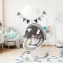 Electric baby rocker, 5 swing amplitudes, 71 × 60 × 70 cm