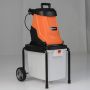 Electric wood chipper 2800 W with 50 l collection box, 45 mm cutting diameter, orange