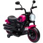 Elektriskais motocikls bērniem Homcom 76x42x57cm, rozā/melnas krāsas