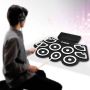Electronic drum kit, 9 drum sounds, 47 × 30 × 2.5 cm
