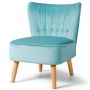 Ergonomic leisure chair without armrests, green, 55x70x73 cm, 7.2 kg