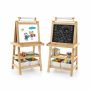 Double-sided drawing board 59x50x117cm., various colors