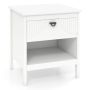 Bedside table 45x40x50cm., white
