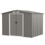 Garden storage shed 260x207x181cm, gray