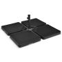 Umbrella base 100x100x7cm., black
