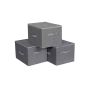 Set of folding storage boxes, 3 pcs.