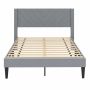 Double bed frame 211x155x105cm., gray