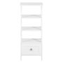 Side table 30x28x74cm., white