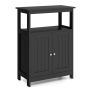 Bathroom cabinet 60x30x80cm., black