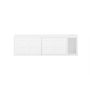 Wall shelf 75x20x23cm., white