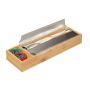 Folijas ruļļu dozators Relaxdays, 2 ruļļiem, 5,5 × 39,5 × 13 cm