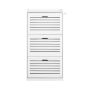 Shoe cabinet 30x112x55cm., white