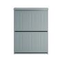 Shoe cabinet 61x26x81cm., light gray