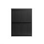 Shoe cabinet 61x26x81cm., black