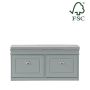 Hallway bench 24x51x104cm., gray