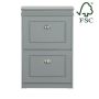 Shoe cabinet 53x24x82cm., gray/silver color