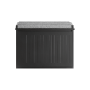 Hallway bench 62x26x46cm., black/gray