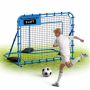 Futbola bumbu atsitiena tīkls VEVOR DKS-54b, Regulējams leņķis, 157 × 122 × 142 cm