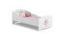 Children's bed Anna with mattress 164 cm x 85 cm x 63 cm, princess